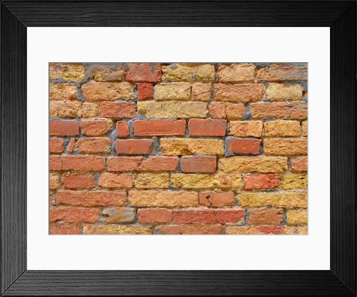 Framed Print : Brick Wall, Venice, Veneto, Italy Framed Print : Brick Wall, Venice, Veneto, Italy