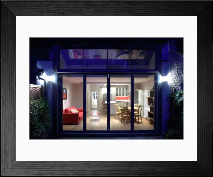 Framed Print : Broomwood Road, Sw11, Giles Pike Architects Framed Print : Broomwood Road, Sw11, Giles Pike Architects