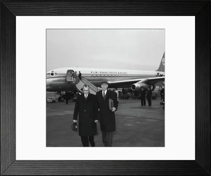 Framed Print : Anefo photo collection. Arrival Dean Acheson at Schiphol Framed Print : Anefo photo collection. Arrival Dean Acheson at Schiphol