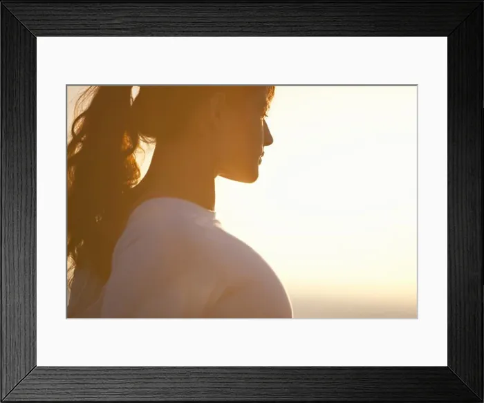 Framed Print : Woman, Baja California Sur, Mexico