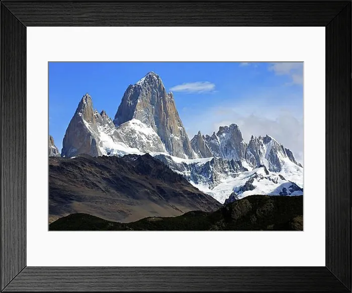 Framed Print : Fitz Roy Massif in Argentina Framed Print : Fitz Roy Massif in Argentina