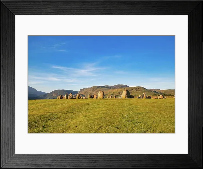 Framed Print : The Neolithic Castlerigg Stone Circle dating from around 3000 BC Framed Print : The Neolithic Castlerigg Stone Circle dating from around 3000 BC