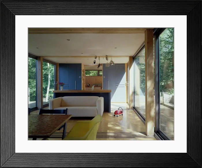 Framed Print : private house