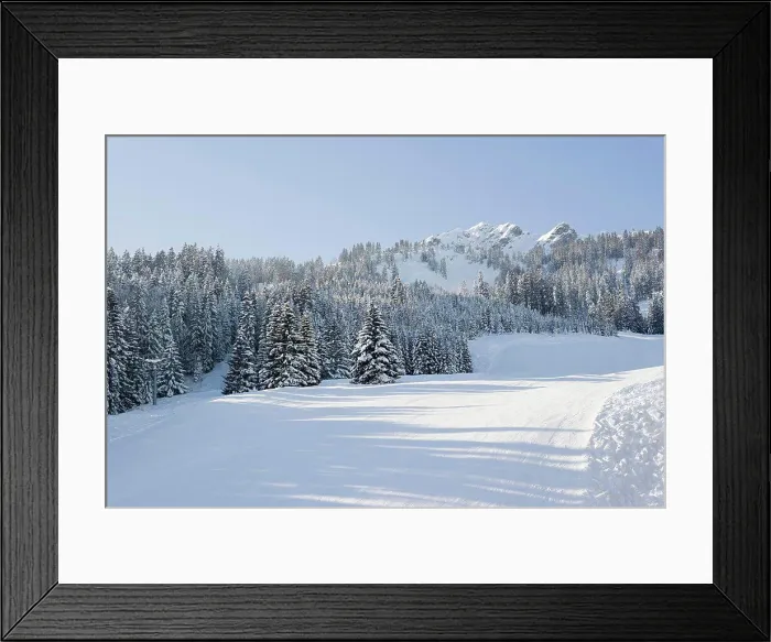 Framed Print : A winter scene Framed Print : A winter scene