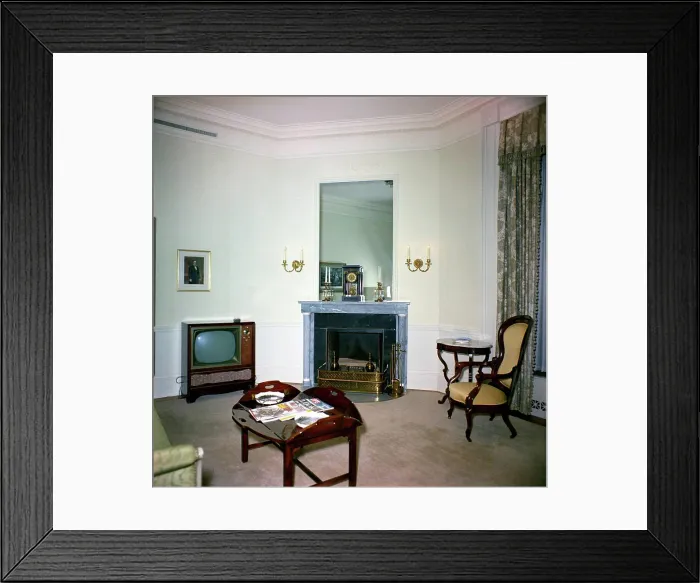Framed Print : White House Rooms: Lincoln Sitting Room Framed Print : White House Rooms: Lincoln Sitting Room
