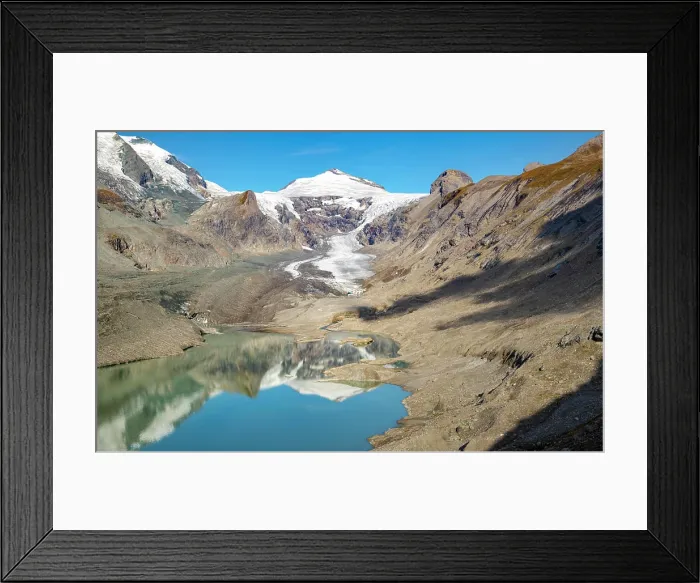 Framed Print : Mount Johannesburg and glacier Pasterze at Mount Grossglockner Framed Print : Mount Johannesburg and glacier Pasterze at Mount Grossglockner