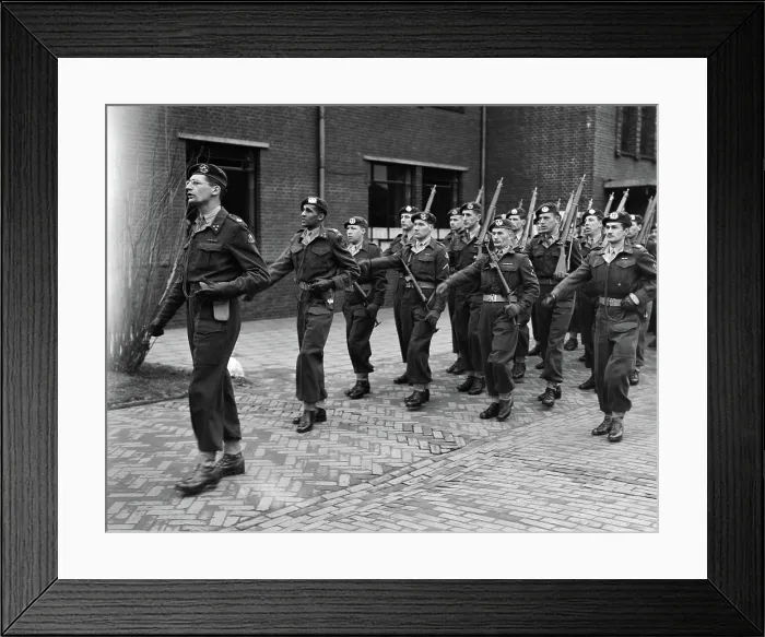 Framed Print : Anefo photo collection. Wezep Parade and presentation Awards Korea. February 7, 1952. Korea, Wezep