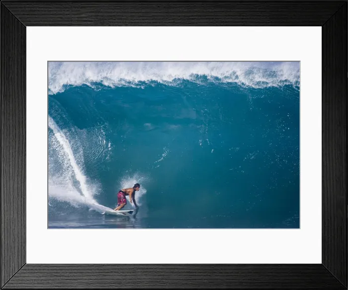 Framed Print : Surfing in Hawaii Framed Print : Surfing in Hawaii