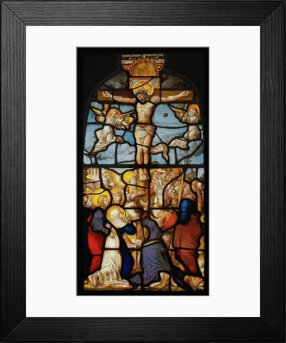 Framed Print : The Crucifixion by Gerhard Remsich (1522 - 42) Framed Print : The Crucifixion by Gerhard Remsich (1522 - 42)