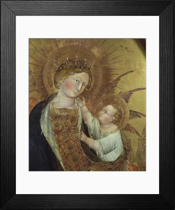 Framed Print : The Branchini Madonna, Giovanni di Paolo, (d.1482 / Italian) Framed Print : The Branchini Madonna, Giovanni di Paolo, (d.1482 / Italian)