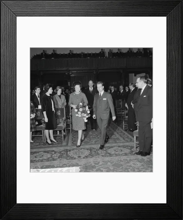 Framed Print : Anefo photo collection. Princess Beatrix in Ridderzaal in The Hague Framed Print : Anefo photo collection. Princess Beatrix in Ridderzaal in The Hague