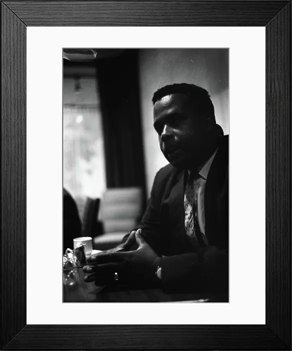 Framed Print : Anefo photo collection. Surinamese finance minister, Mr Sedny (Kop). October 30, 1962 Framed Print : Anefo photo collection. Surinamese finance minister, Mr Sedny (Kop). October 30, 1962
