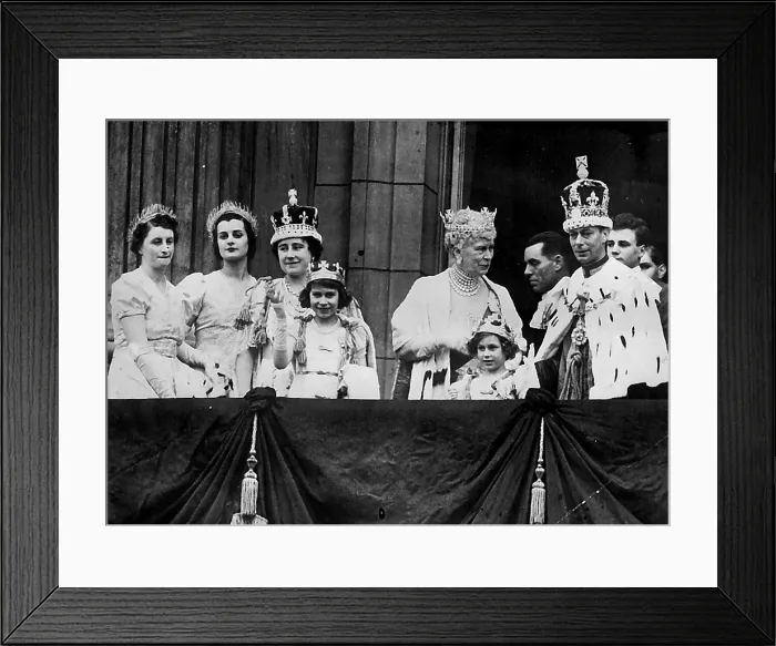 Framed Print : The coronation of King George VI Framed Print : The coronation of King George VI