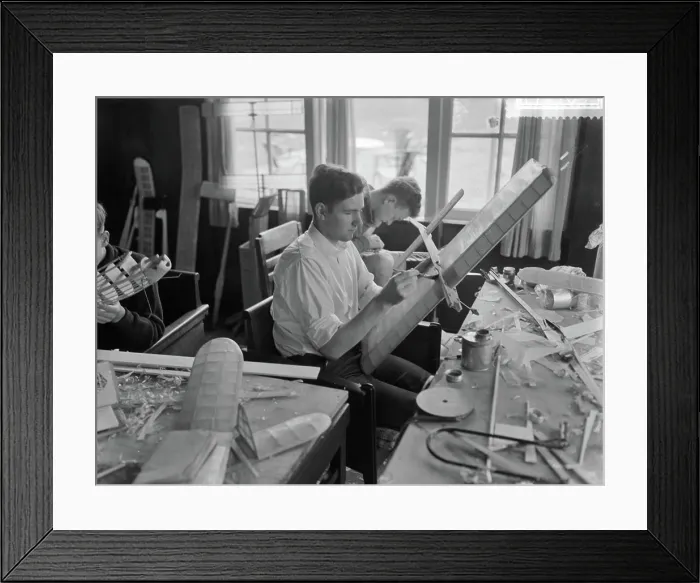 Framed Print : Anefo photo collection. Model builder camp in Ermelo Framed Print : Anefo photo collection. Model builder camp in Ermelo