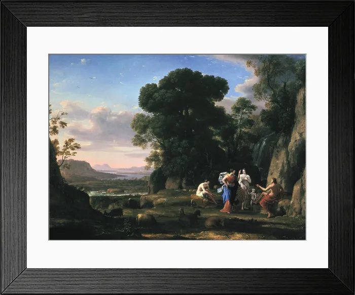 Framed Print : Judgement of Paris by Claude Lorrain Framed Print : Judgement of Paris by Claude Lorrain
