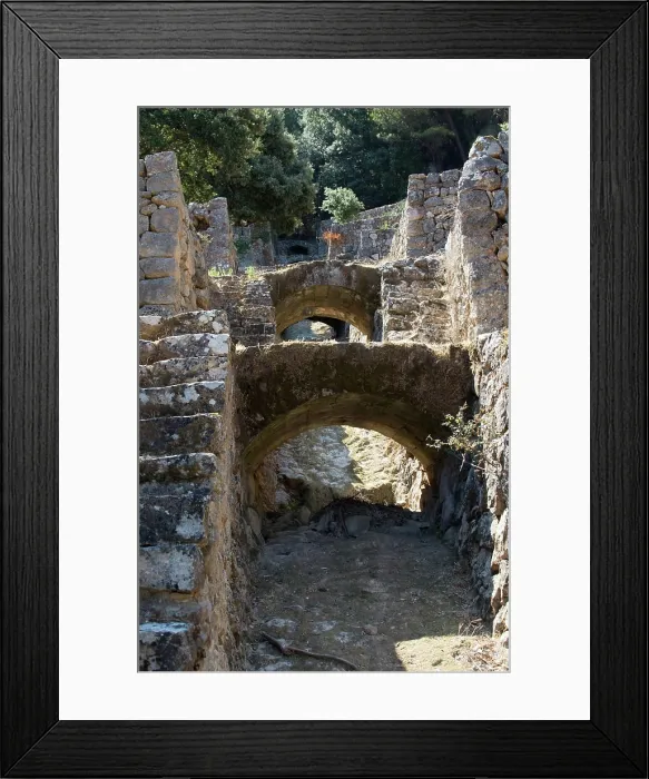 Framed Print : Medieval Arabic water irrigation MONASTIR MIRAMAR Framed Print : Medieval Arabic water irrigation MONASTIR MIRAMAR