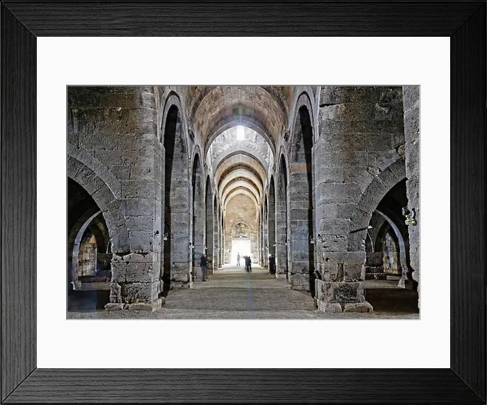 Framed Print : Hall of the Seljuk Sultan Han Caravanserai Framed Print : Hall of the Seljuk Sultan Han Caravanserai