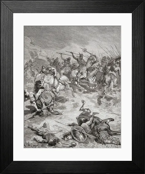 Framed Print : The Battle of Tertry, Somme, 687