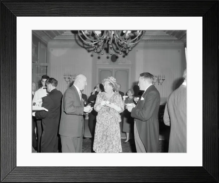 Framed Print : Anefo photo collection. Queen Juliana present at fifty anniversary Association of Dutch municipalities Links Mr Framed Print : Anefo photo collection. Queen Juliana present at fifty anniversary Association of Dutch municipalities Links Mr
