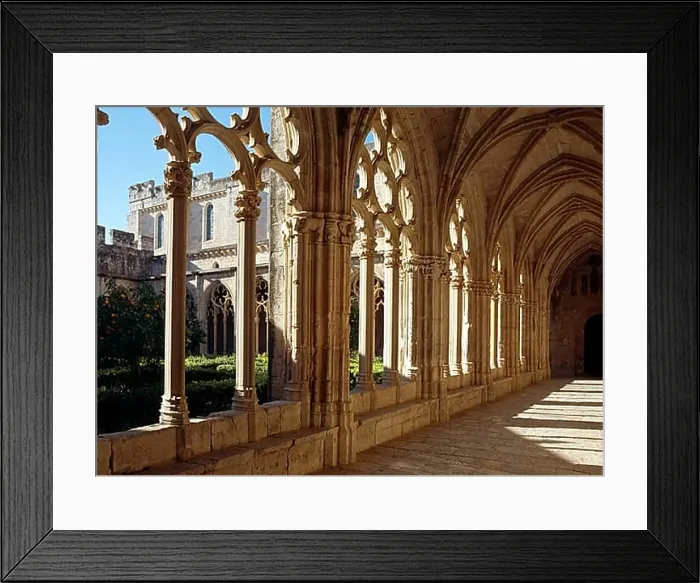 Framed Print : Cloister, East Wing, St. Saint, Saint Framed Print : Cloister, East Wing, St. Saint, Saint