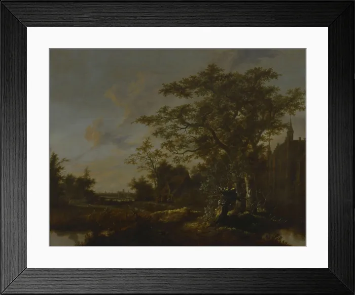 Framed Print : Cornelis Jansz Snellinck, Fantasy landscape with castle Zuylen and city profile of Rotterdam Framed Print : Cornelis Jansz Snellinck, Fantasy landscape with castle Zuylen and city profile of Rotterdam