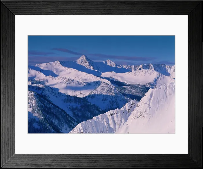 Framed Print : View of Pfeifferhorn from the Big Cottonwood Ridge, near Alta, Wasatch Mountains, Utah Framed Print : View of Pfeifferhorn from the Big Cottonwood Ridge, near Alta, Wasatch Mountains, Utah