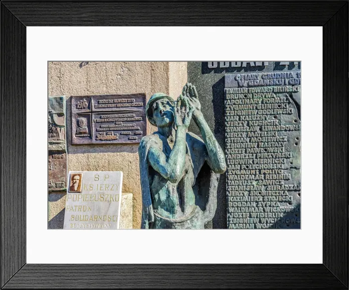 Framed Print : Monument Gdynia, protestors killed by Communists Framed Print : Monument Gdynia, protestors killed by Communists