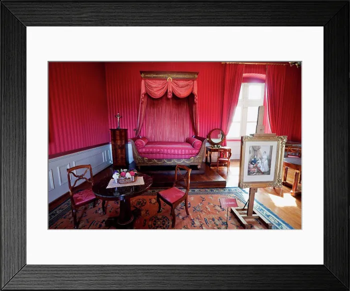Framed Print : Louis-Philippe Bedchamber In The Chateau D'amboise, Amboise, France Framed Print : Louis-Philippe Bedchamber In The Chateau D'amboise, Amboise, France