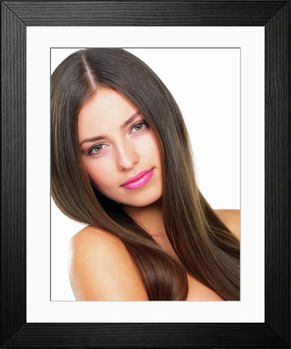 Framed Print : Skincare, relax and portrait of woman in studio with natural beauty Framed Print : Skincare, relax and portrait of woman in studio with natural beauty