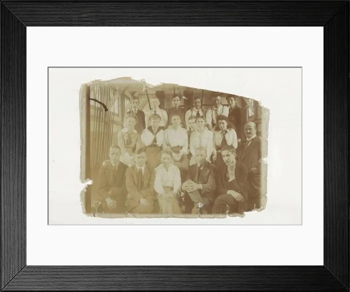 Framed Print : Class photo with left for Carel Willink Framed Print : Class photo with left for Carel Willink