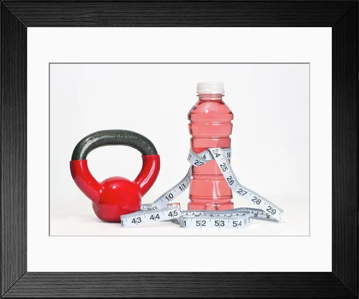 Framed Print : Women's fitness, conceptual image Framed Print : Women's fitness, conceptual image