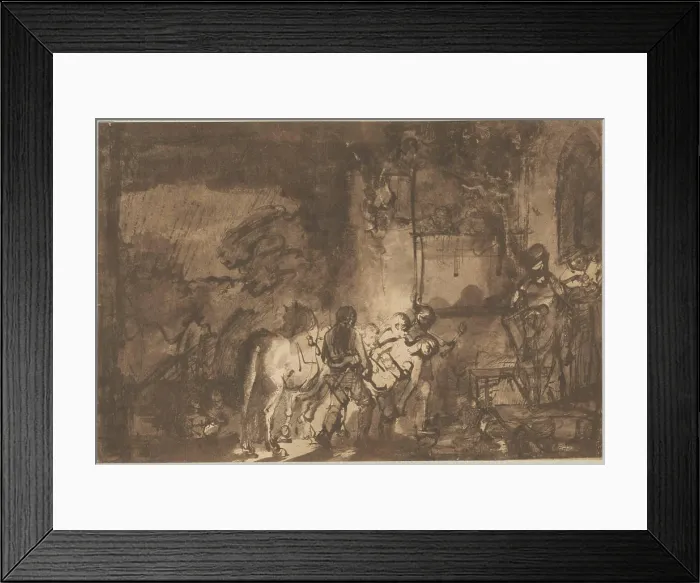 Framed Print : Bliżej Kultury H. Kleinmann & Co Haarlem, Rembrandt van Rijn (1606 1669)