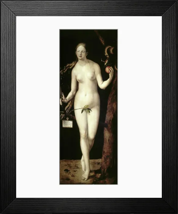 Framed Print : Eve 1507 Oil on wood panel Albrecht Durer (1471-1528 /  German) Museo del Prado, Madrid