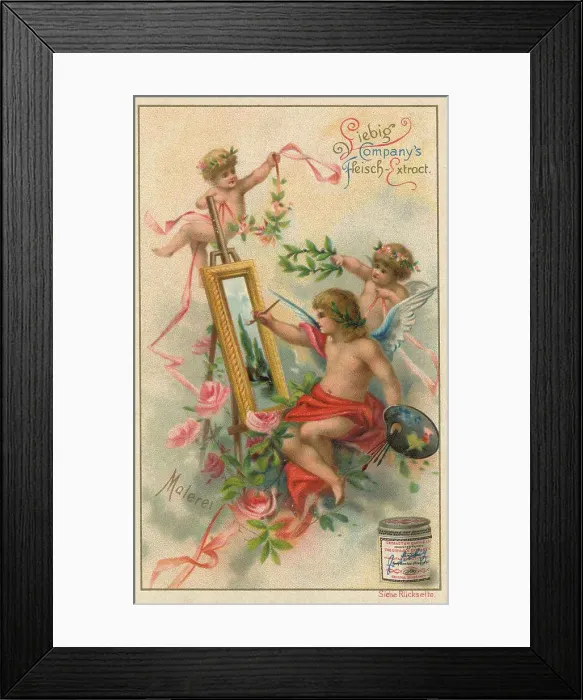 Framed Print : Bilderserie Bildende Künste, Malerei