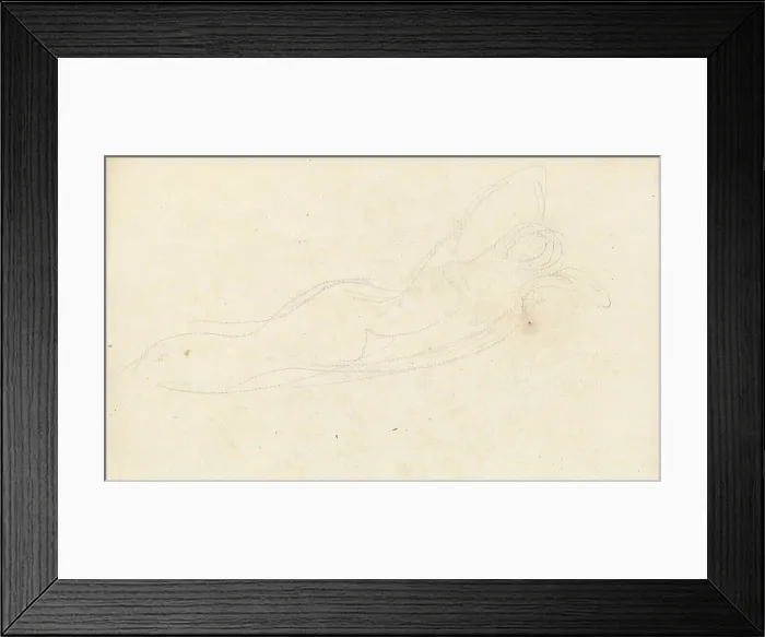 Framed Print : Small Sketchbook, George Romney