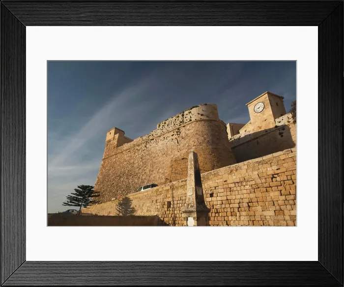 Framed Print : Malta, Gozo Island, Victoria-Rabat, Il-Kastell fortress, exterior Framed Print : Malta, Gozo Island, Victoria-Rabat, Il-Kastell fortress, exterior