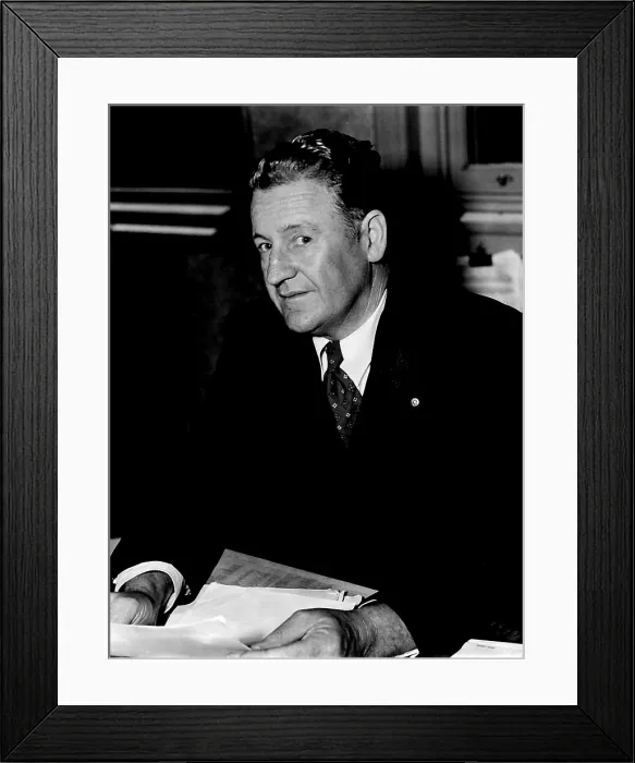 Framed Print : C.J. Delaney, new chief of C.I.B. October 11, 1950 Framed Print : C.J. Delaney, new chief of C.I.B. October 11, 1950