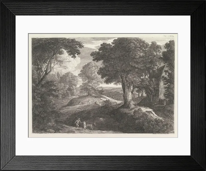 Framed Print : Le Bouvier pres d'une mare Jean Morin French. Le Bouvier pres d'une mare 369181 Framed Print : Le Bouvier pres d'une mare Jean Morin French. Le Bouvier pres d'une mare 369181