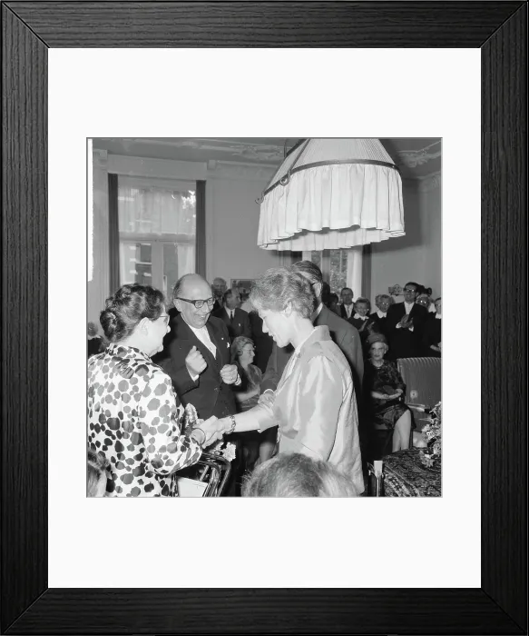 Framed Print : Anefo photo collection. Farewell prof Framed Print : Anefo photo collection. Farewell prof