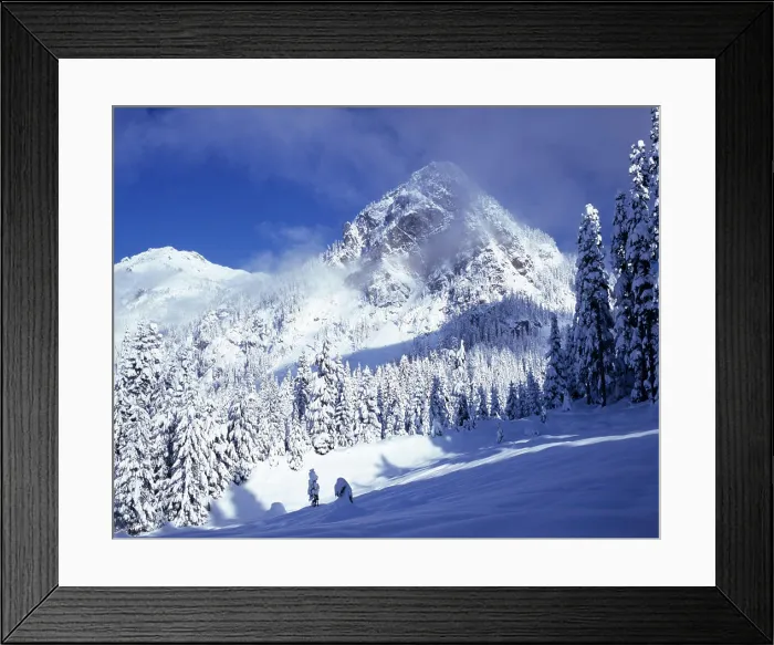 Framed Print : WA, Mt. Baker Snoqualmie NF, Guye Peak after snow storm Framed Print : WA, Mt. Baker Snoqualmie NF, Guye Peak after snow storm