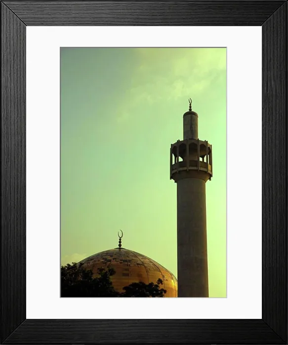 Framed Print : London Central Mosque, London, England Framed Print : London Central Mosque, London, England