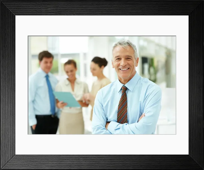 Framed Print : Portrait, senior man and business with arms crossed Framed Print : Portrait, senior man and business with arms crossed