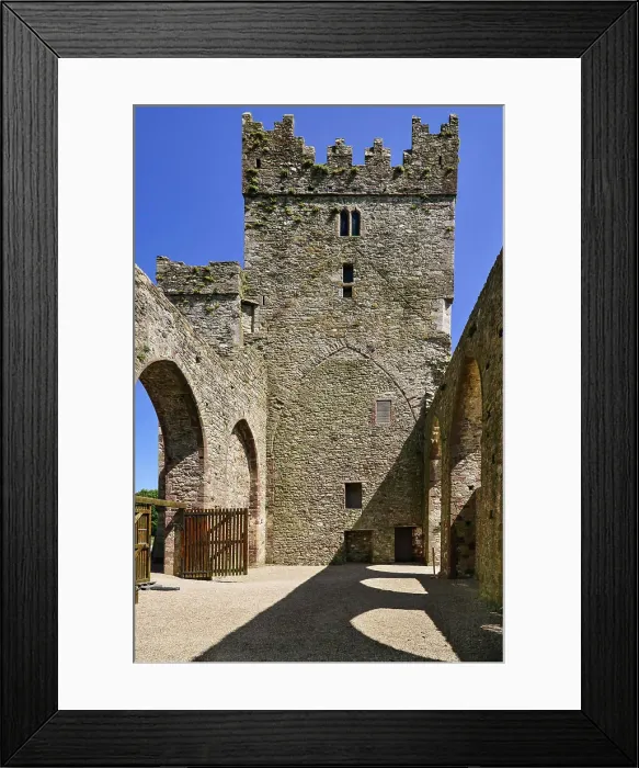 Framed Print : Ireland, County Wexford, Tintern Abbey, 13th century Cistercian Abbey Framed Print : Ireland, County Wexford, Tintern Abbey, 13th century Cistercian Abbey