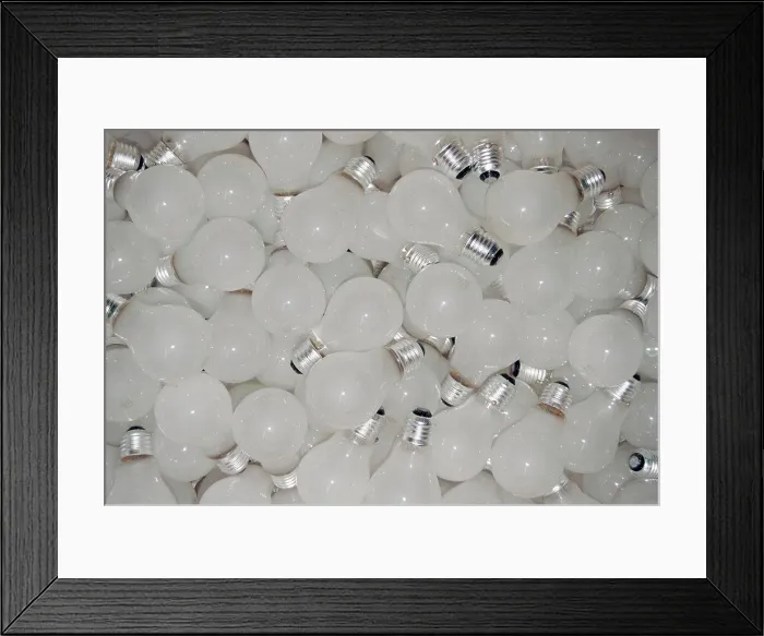 Framed Print : Light bulbs Framed Print : Light bulbs