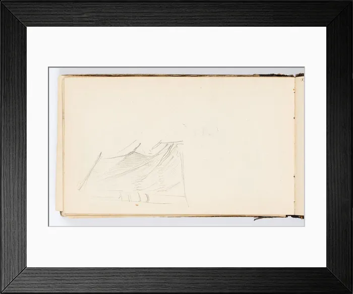 Framed Print : Sketchbook Page, Kenyon Cox, American