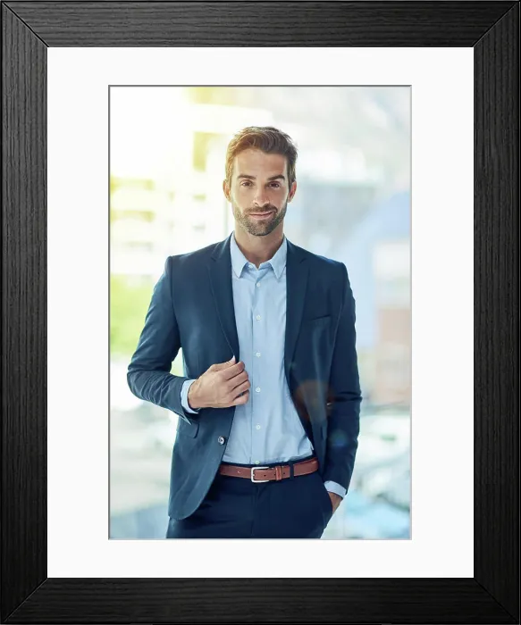 Framed Print : Portrait, man and confidence in office for corporate empowerment Framed Print : Portrait, man and confidence in office for corporate empowerment