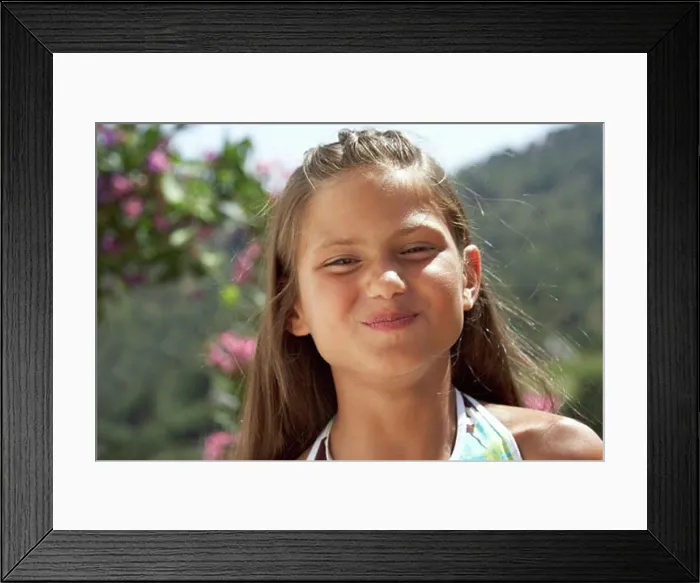 Framed Print : Portrait of Girl Framed Print : Portrait of Girl
