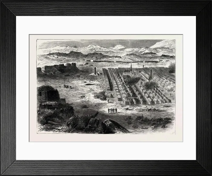 Framed Print : FRANCO-PRUSSIAN WAR: VIEW OF THE CAMP PE CONLIE NEAR MANS 1870 Framed Print : FRANCO-PRUSSIAN WAR: VIEW OF THE CAMP PE CONLIE NEAR MANS 1870