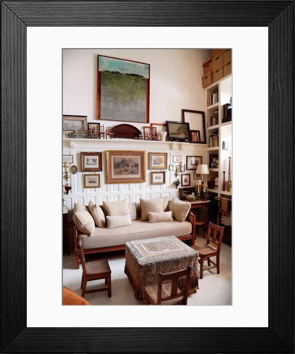 Framed Print : Coffee table and sofa in middle class house, Argentina. 02 / 17 / 2011 Framed Print : Coffee table and sofa in middle class house, Argentina. 02 / 17 / 2011