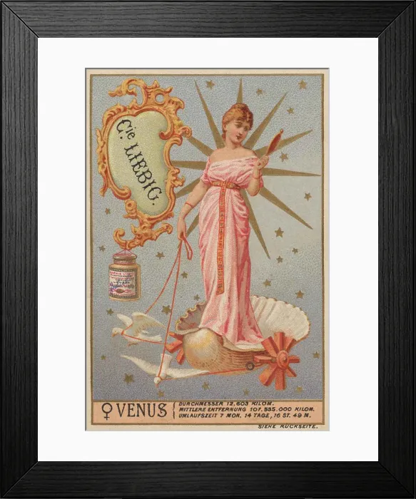 Framed Print : Serie die Planeten und ihre Sagenpersonen Framed Print : Serie die Planeten und ihre Sagenpersonen